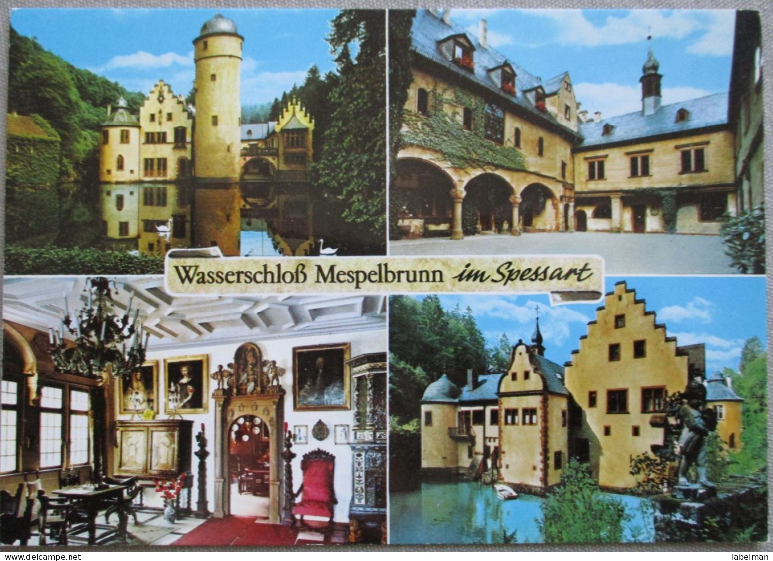 GERMANY DEUTSCHLAND MISC MESPELBRUNN SPESSART SCHLOSS CP AK CP KARTE POSTCARD POSTKARTE ANSICHTSKARTE CARTE POSTALE CARD - Schöneweide