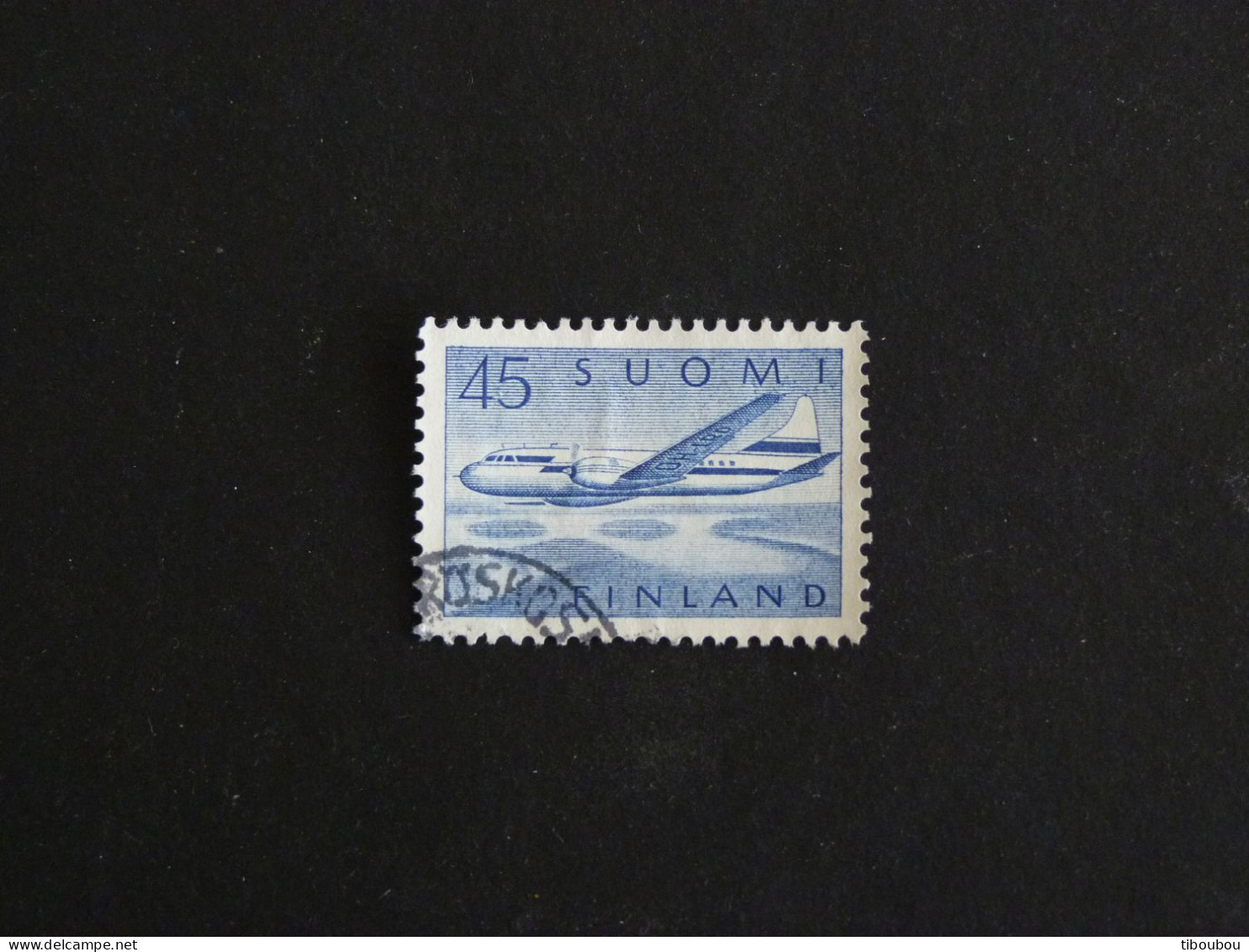 FINLANDE SUOMI FINLAND YT PA 6 OBLITERE - CONVAIR METROPOLITAIN 440 - Used Stamps