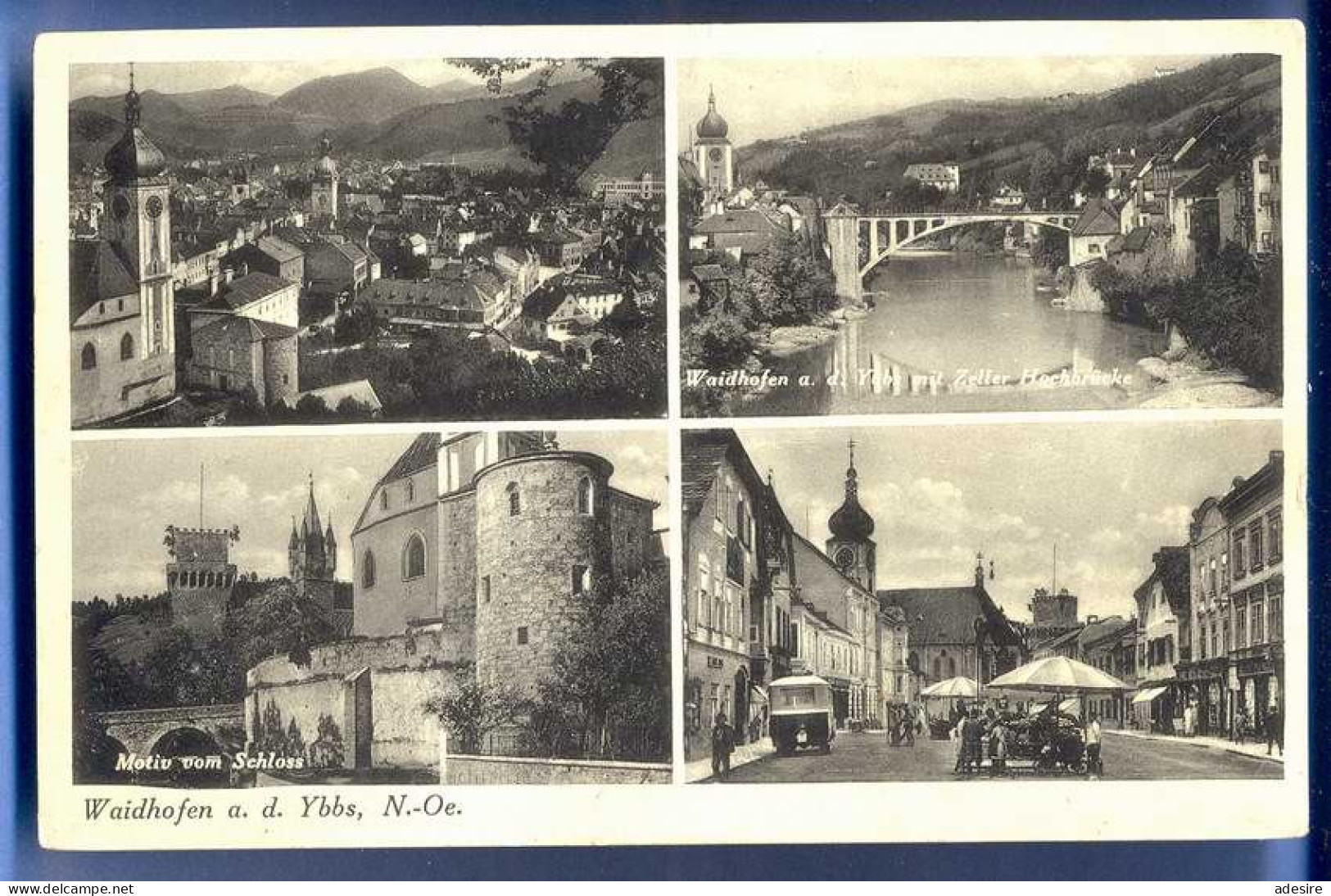 1950 WAIDHOFEN A.d.Ybbs (PLZ 3340, NÖ), 4 Bilderkarte Nicht Gelaufen Um 1950, Gute Erhaltung - Waidhofen An Der Ybbs