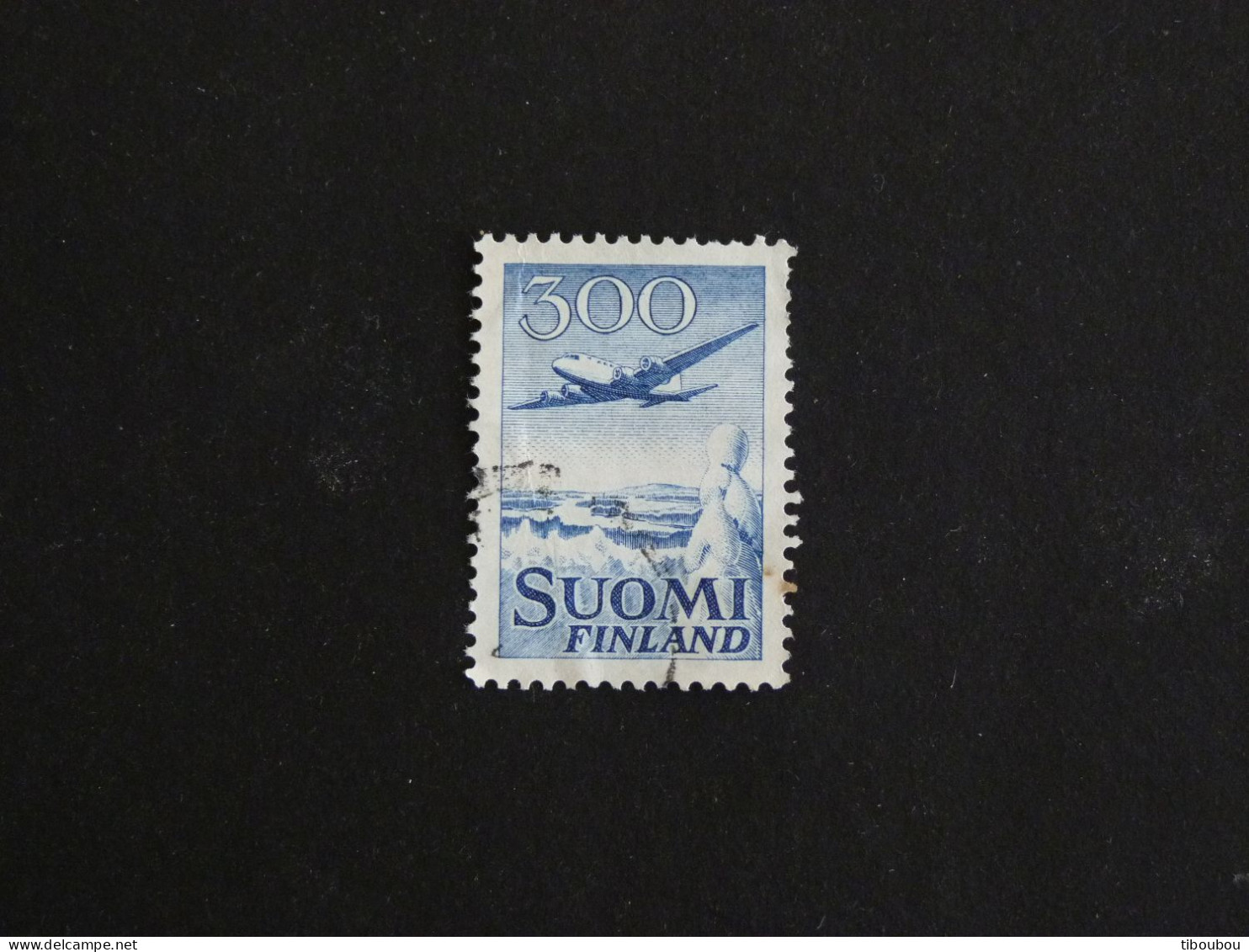 FINLANDE SUOMI FINLAND YT PA 4 OBLITERE - DOUGLAS DC6 - Used Stamps