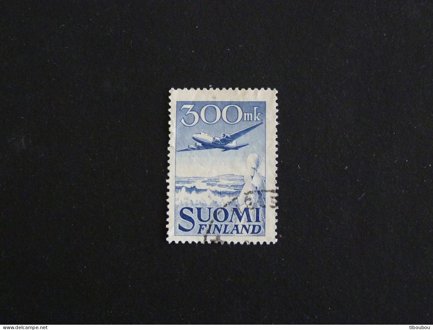FINLANDE SUOMI FINLAND YT PA 3 OBLITERE - DOUGLAS DC6 - Used Stamps
