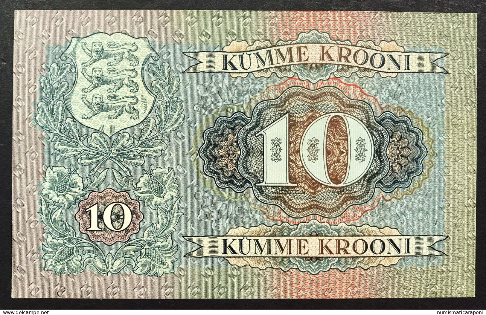 EESTI PANK Estonia 10 KUMME KROONI 1937 Pick#67a Bb/spl  Lotto 4567 - Estland