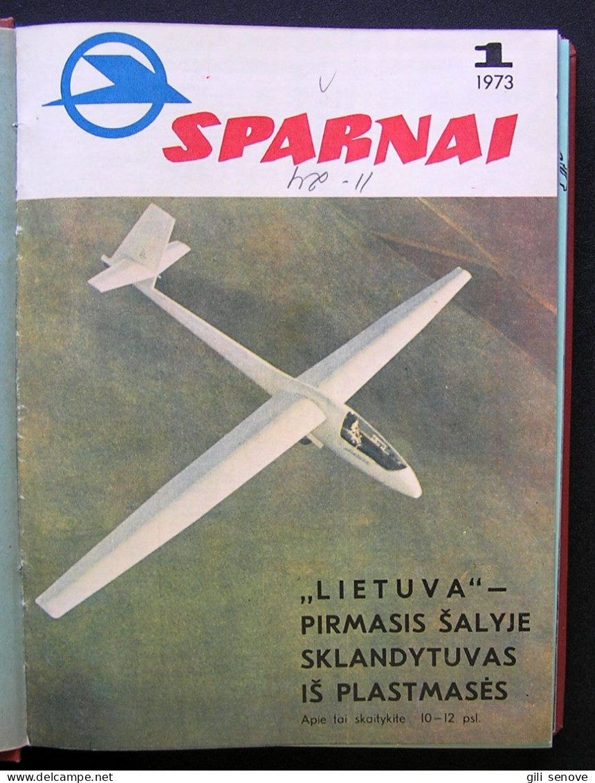 Lithuanian Magazine / Sparnai 1973-1976 Complete - Aviation