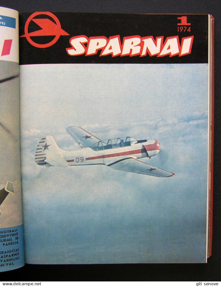 Lithuanian Magazine / Sparnai 1973-1976 Complete - Aviation