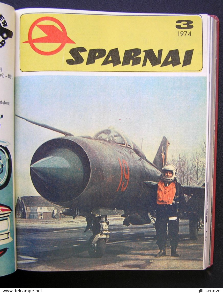 Lithuanian Magazine / Sparnai 1973-1976 Complete - Aviation