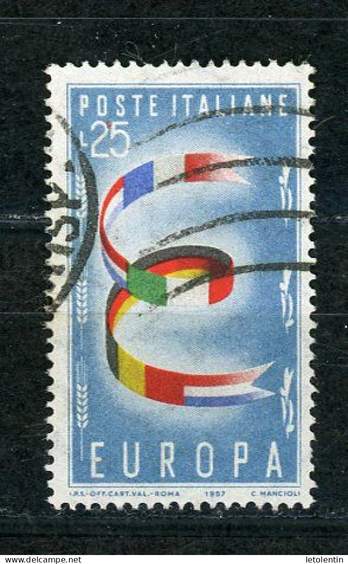 EUROPA 1957 - ITALIE - N° Yvert 193 Obli. - 1957