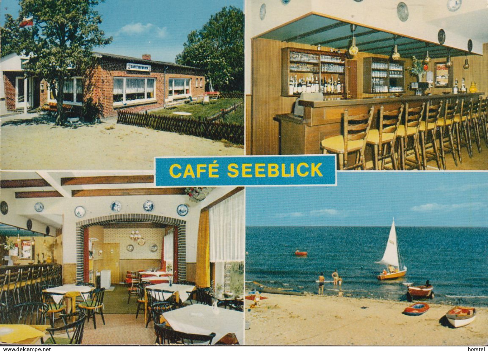 D-24395 Niesgrau - Hunhoi - Ostsee - Cafe Seeblick - Strand - Kappeln / Schlei