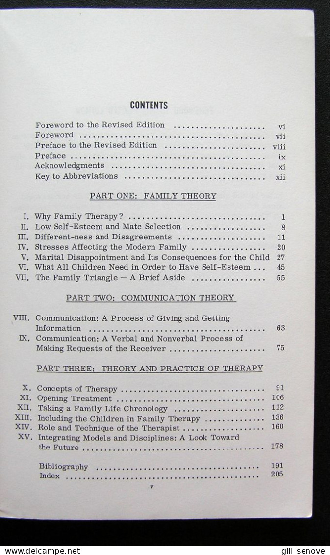 Conjoint Family Therapy By Virginia Satir, 1967 - Psicología