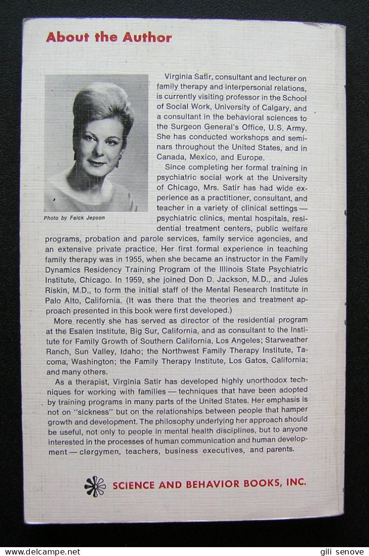 Conjoint Family Therapy By Virginia Satir, 1967 - Psicología