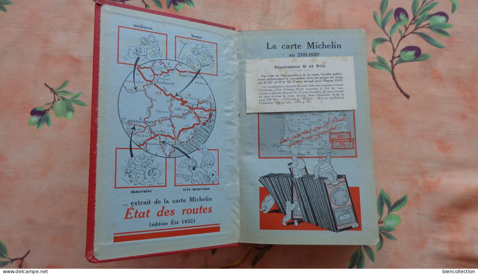 Guide Michelin Régional Cote DAzur Haute Provence 1933/34 En Très Bon état; - Michelin (guides)