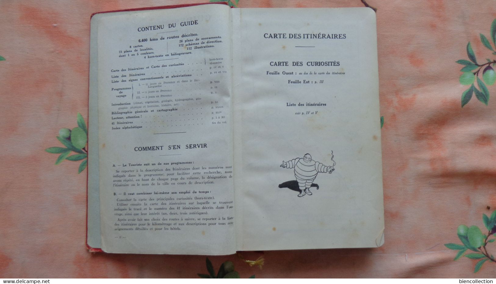 Guide Michelin régional  Provence  bas Languedoc 1931/32