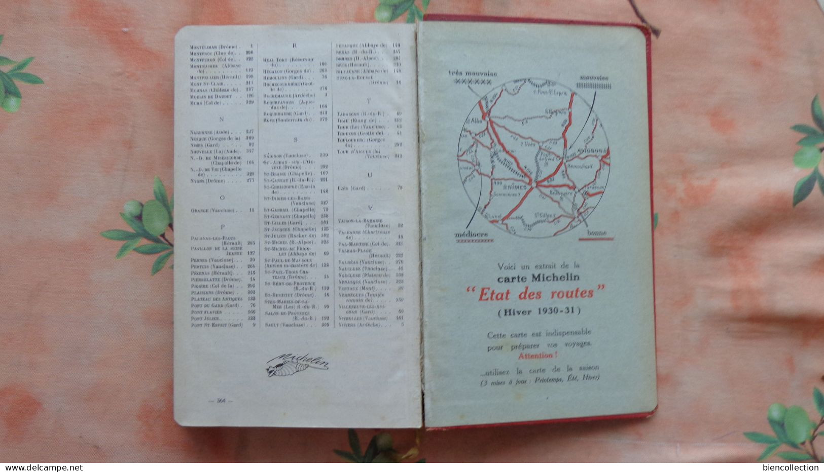 Guide Michelin régional  Provence  bas Languedoc 1931/32