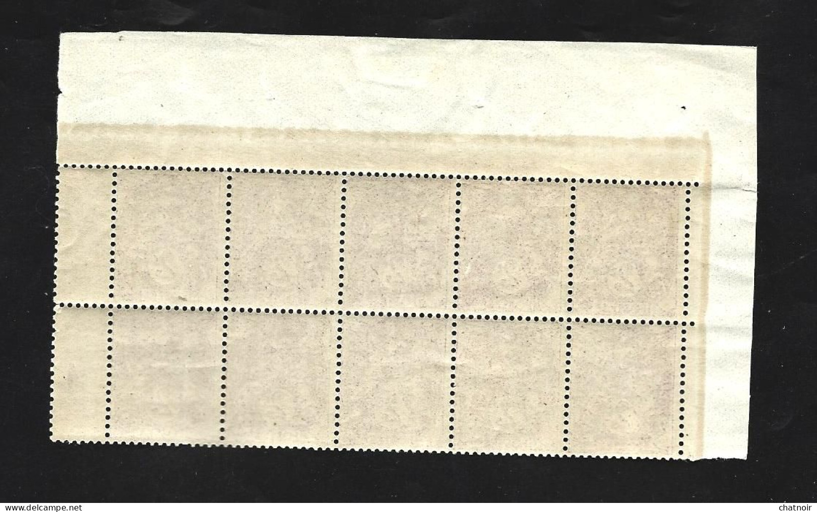 Bloc De 10   2c Type Blanc + Mill 4   Bord De Feuille - 1900-29 Blanc