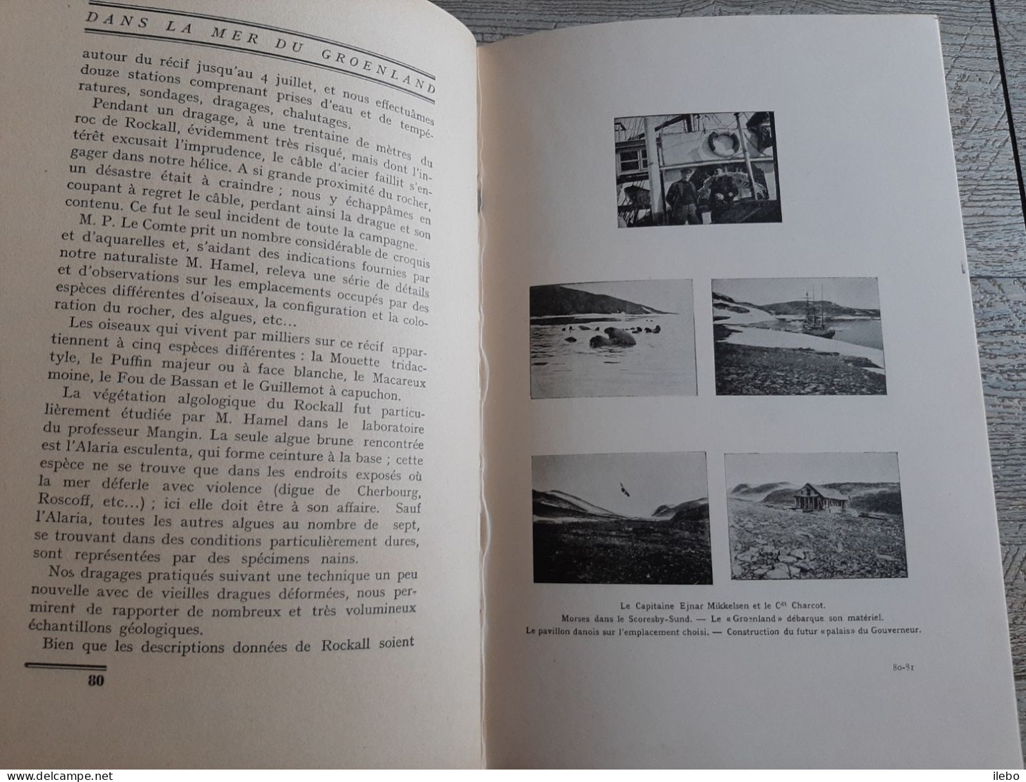 Dans La Mer Du Groenland Charcot Croisières Du Pourquoi Pas Marine 1937 Illustré De Photos - Bateau