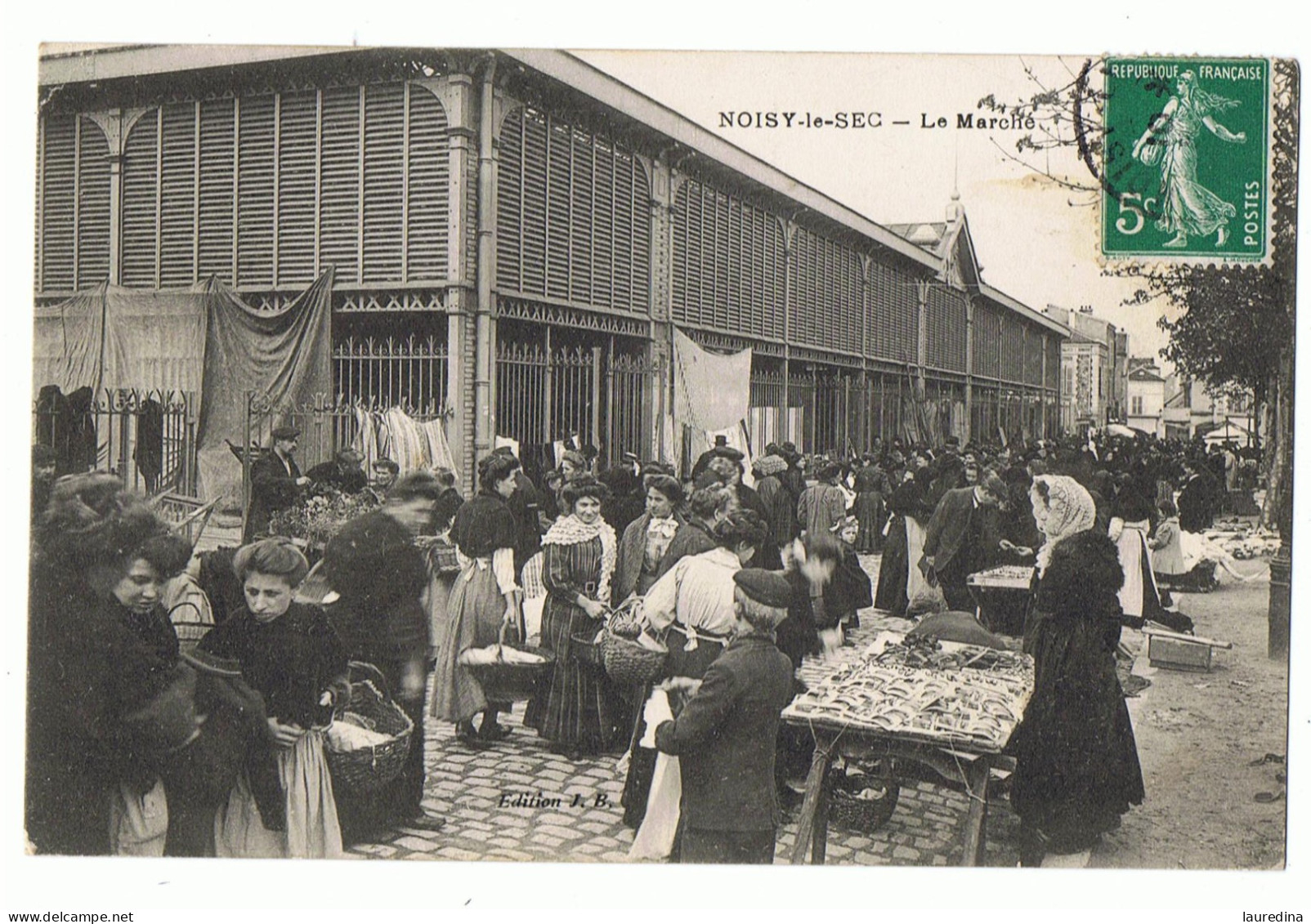 CP SEINE SAINT DENIS - NOISY LE SEC -  LE MARCHE - Marchés