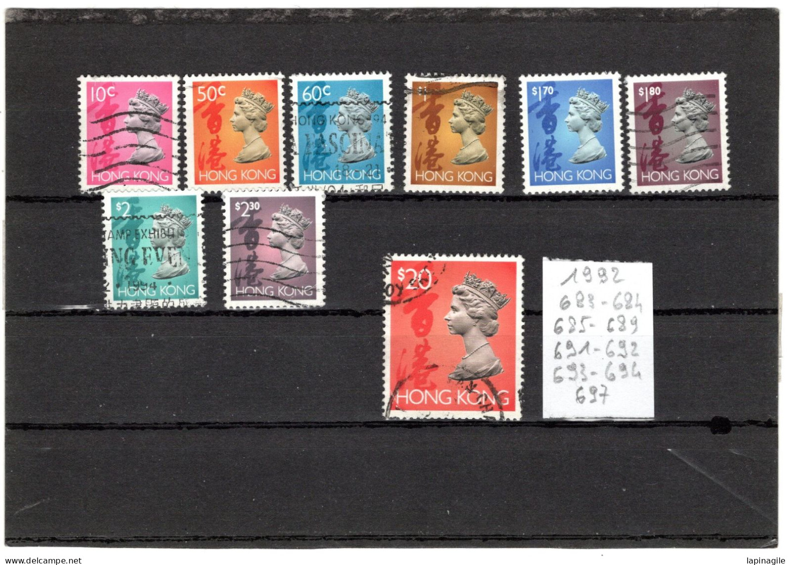 HONG-KONG 1992 YT N° Entre 683 Et 697 Ob - Used Stamps