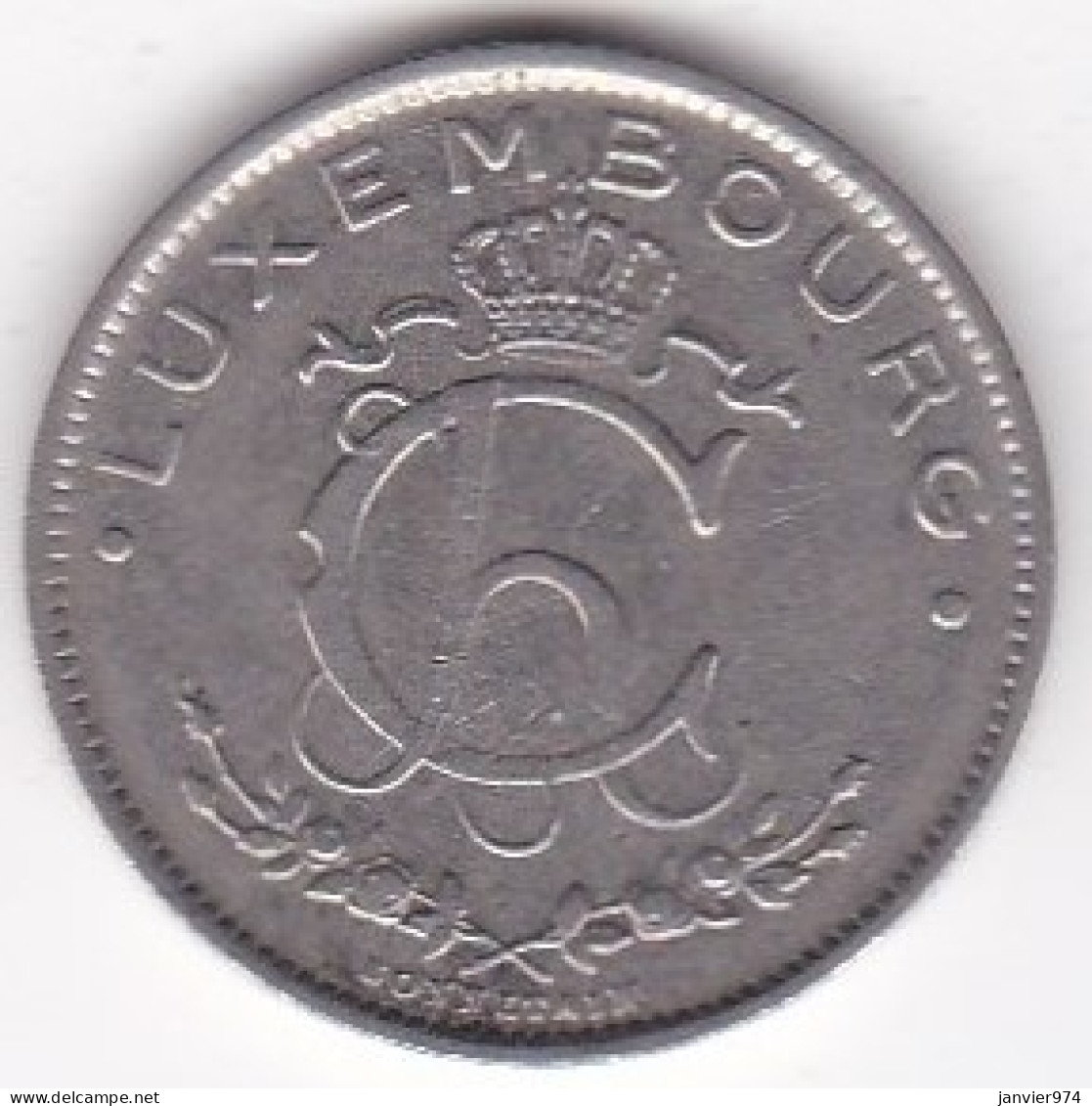 Luxembourg  Bon Pour 1 Franc 1928 , Charlotte, En Nickel , KM# 35 - Lussemburgo