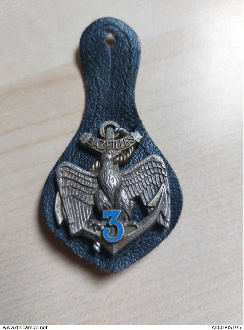 INSIGNE MARINE 3 E "G.2479" (Y.DELSART 89100.SENS) - Marine