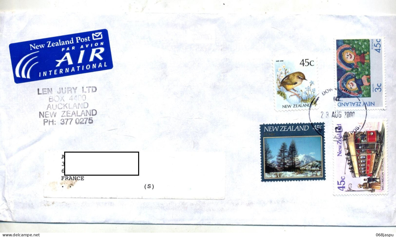 Lettre Cachet  Sur Oiseau Tram Dessin - Storia Postale