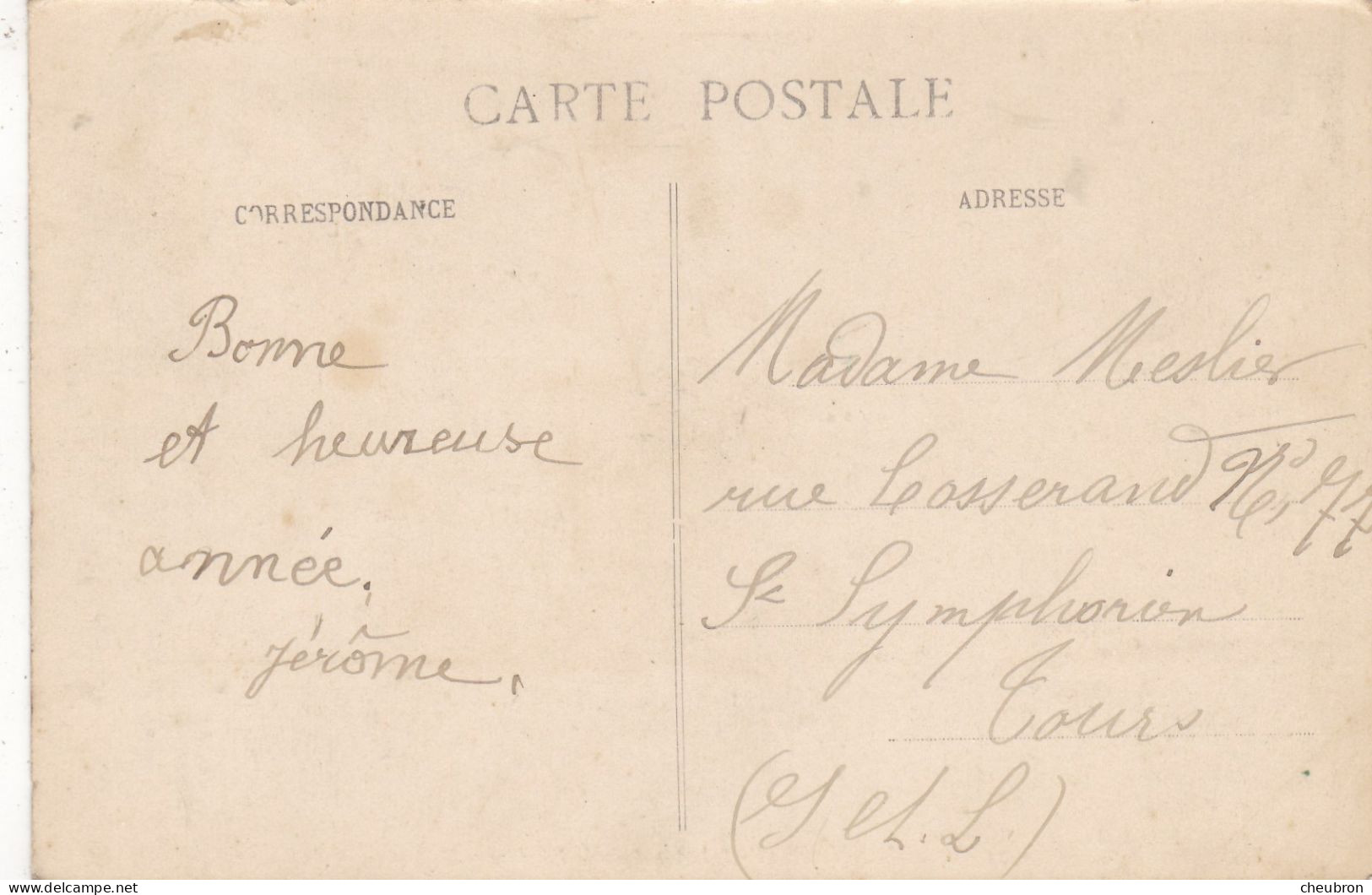 37. MONNAIE. CPA.  RUE DE L'EGLISE.  ANNEE 1911 + TEXTE - Monnaie