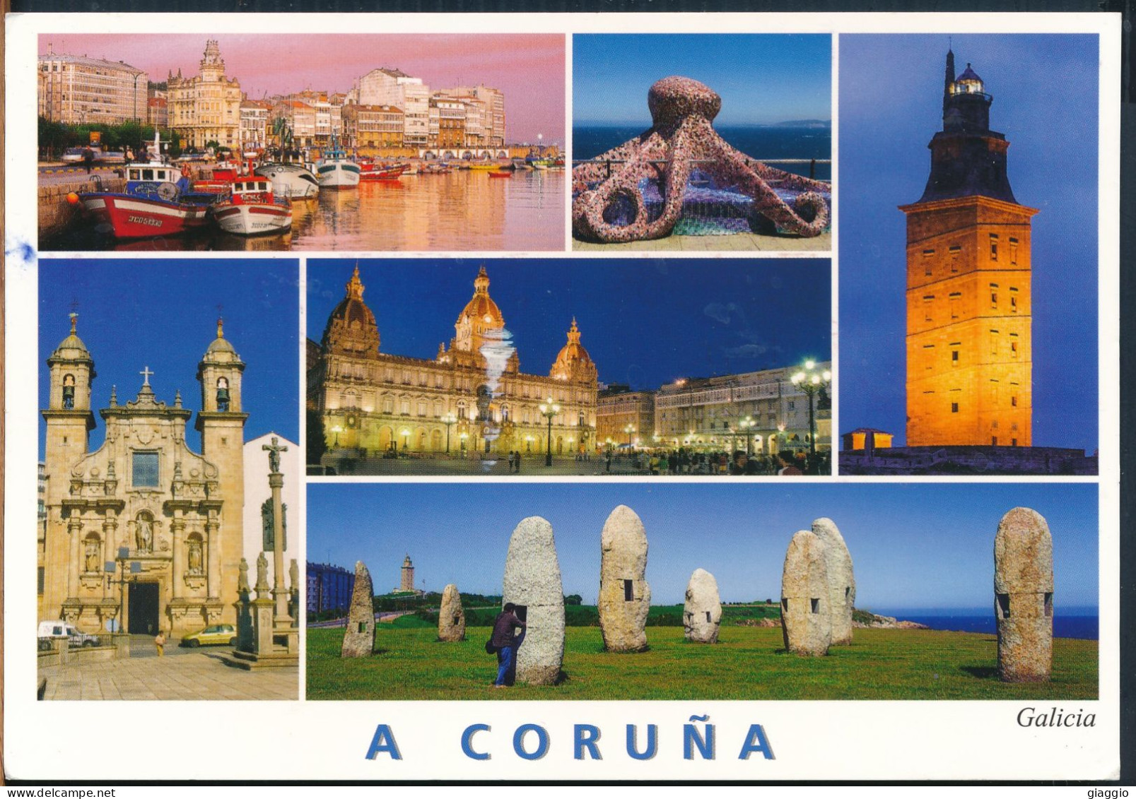 °°° GF709 - SPAIN - A CORUNA - VIEWS - 2018 With Stamps °°° - La Coruña