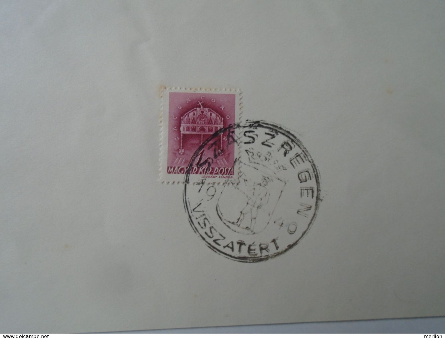 ZA451.18 Hungary  - Szászrégen, Szamosújvár, Marosvásárhely, Kolozsvár Visszatért -Commemorative Postmark 1940 - Postmark Collection