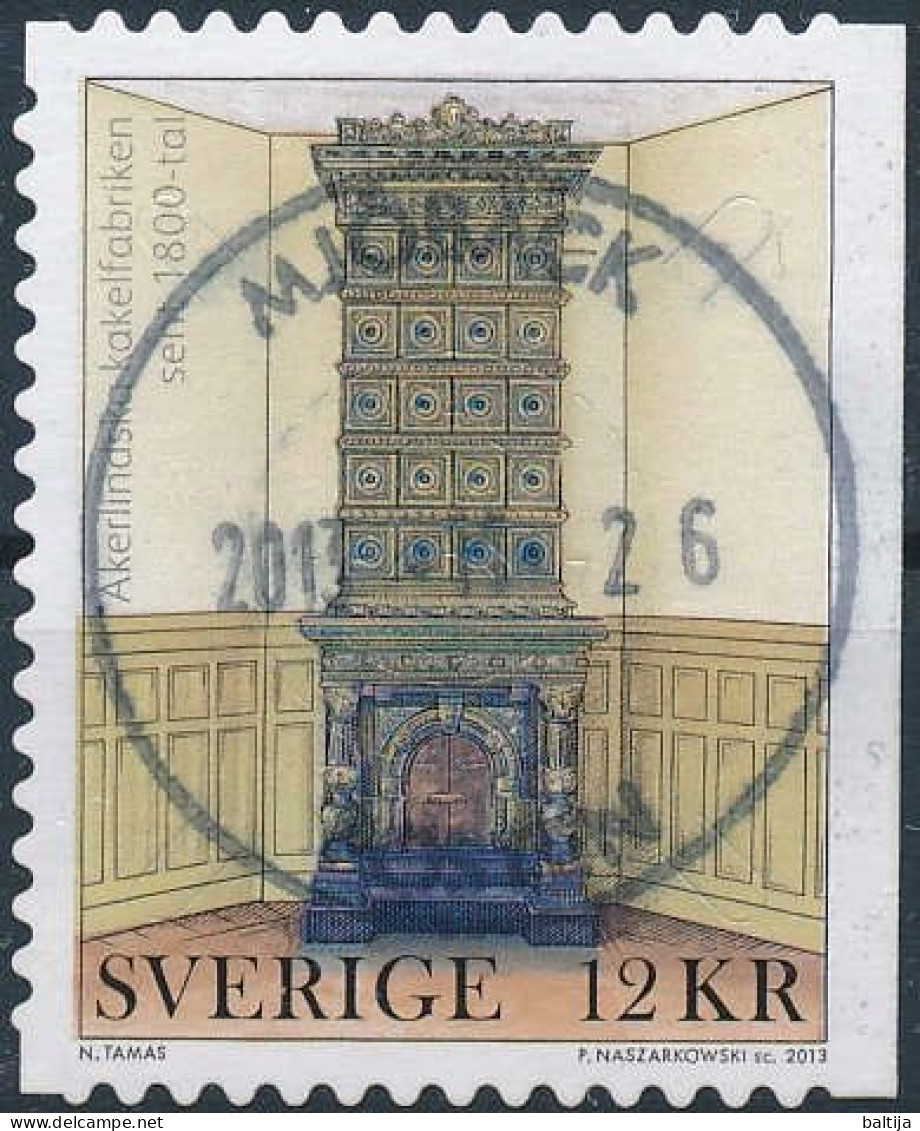 Mi 2968 / Masonry Heater, Tile Stove - 26 November 2013 Mjöbäck - Used Stamps