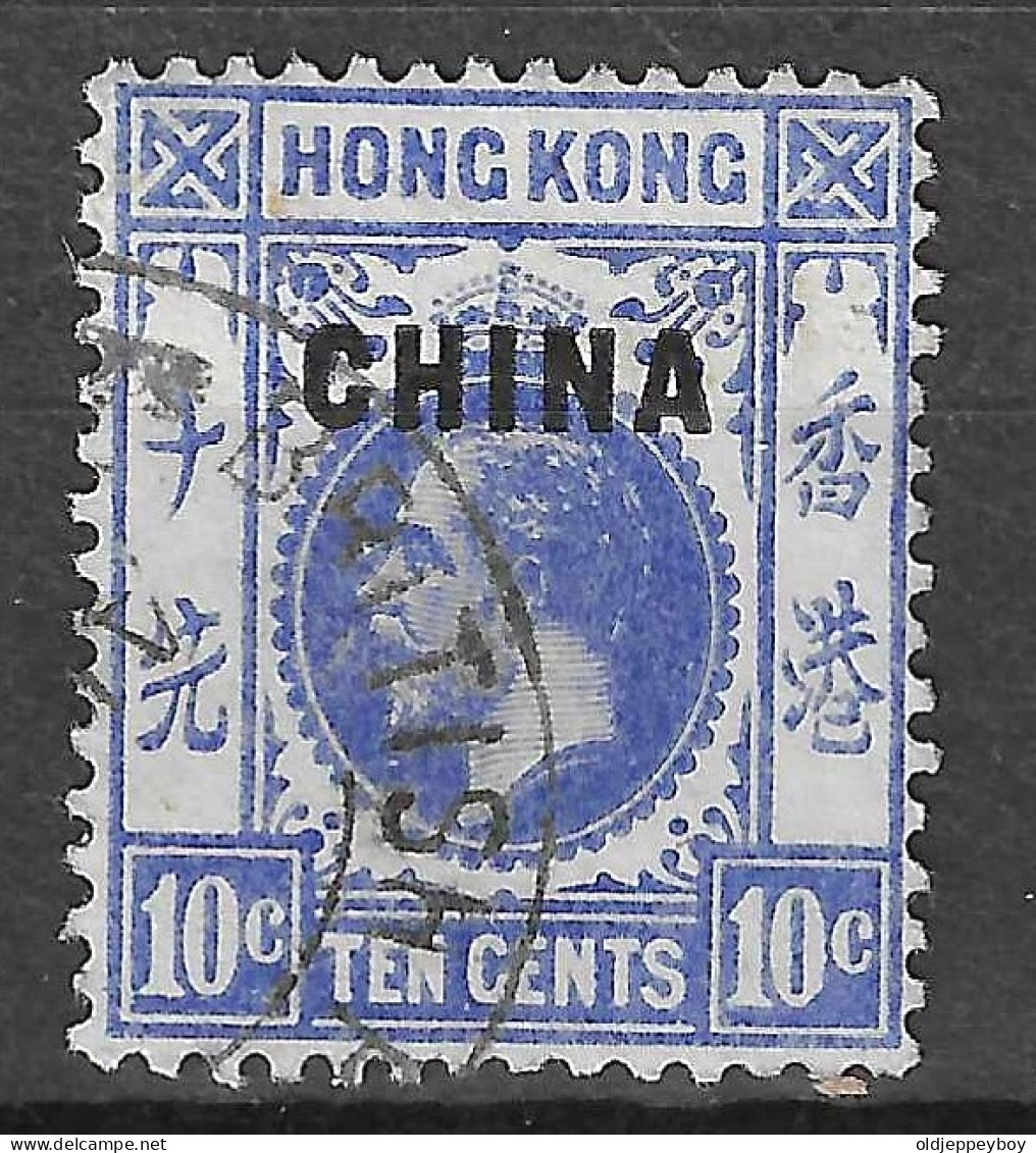 Hong Kong: 1917/21 KGV 'China' OVPT SG6 10c Used - Gebraucht