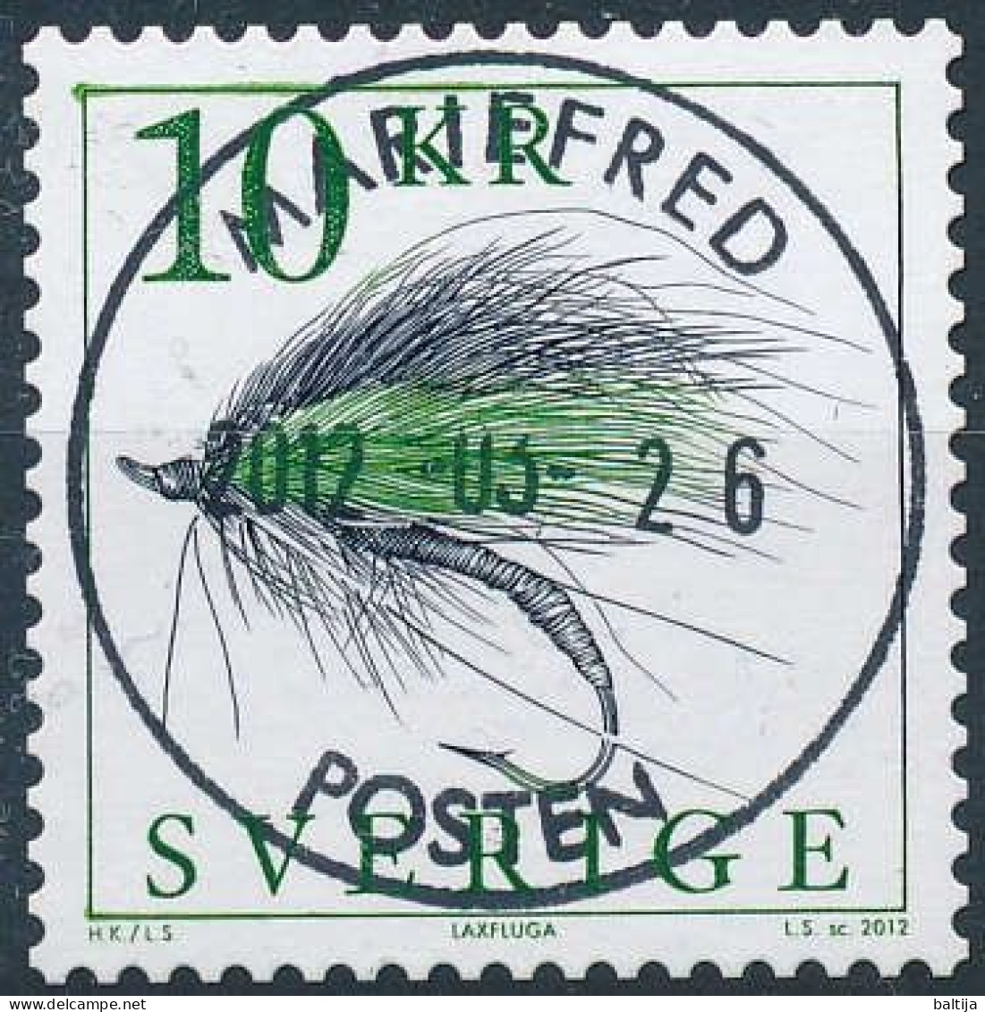 Mi 2873 / Sports Fishing Tackle, Artificial Fly, Lure - 26 March 2012 Mariefred - Gebraucht
