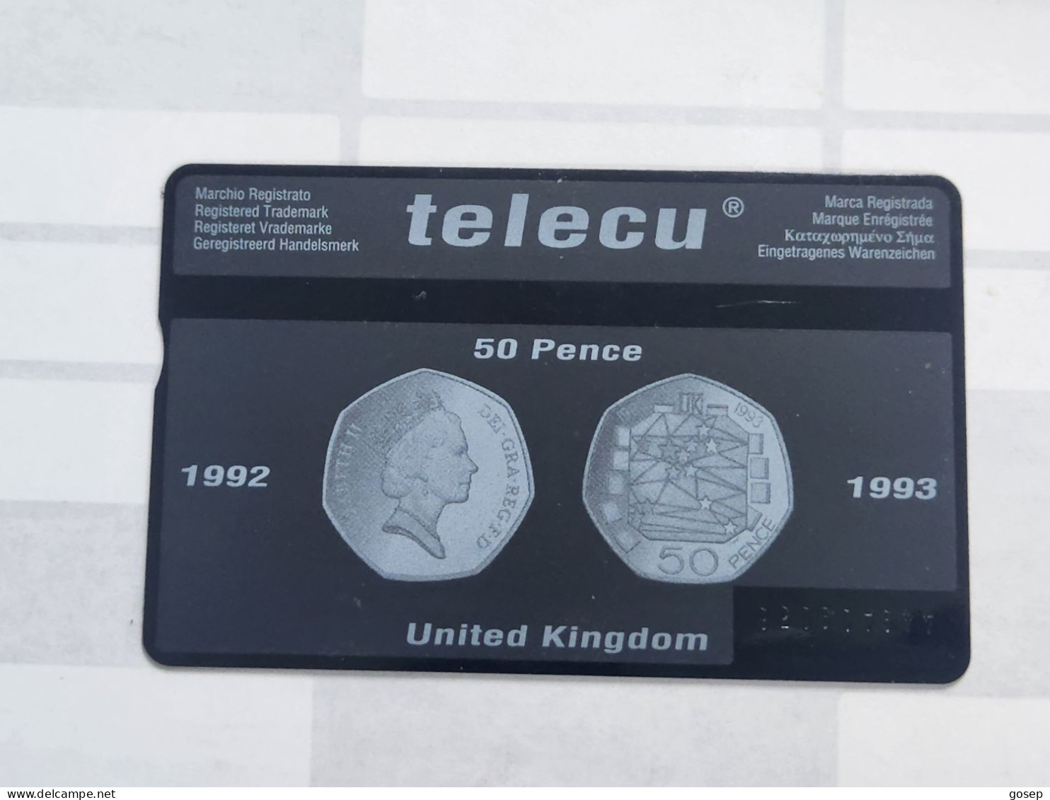 United Kingdom-(BTO-110)-Telecu-(126)(20units)(449A09058)price Cataloge MINT-25.00£-1card Prepiad - BT Overseas Issues