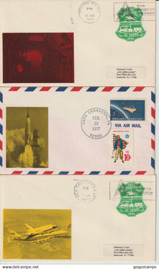 Collection Of 28 FDC On Space Topic (USA, Japan, Niger, Mauritania, Germany) - North  America