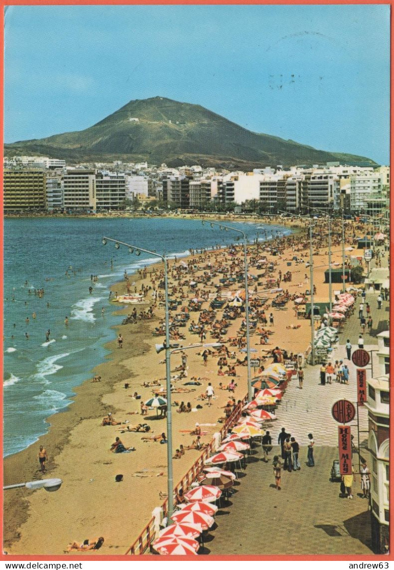 SPAGNA - ESPAÑA - Spain - Espagne - 1985 - 30 - Las Palmas De Gran Canaria - Playa De Las Canteras - Viaggiata Da Las Pa - La Palma