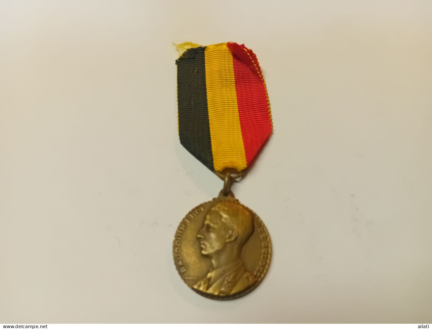 Une Médaille Du Roi Baudouin Accordion De Huy - Royal / Of Nobility