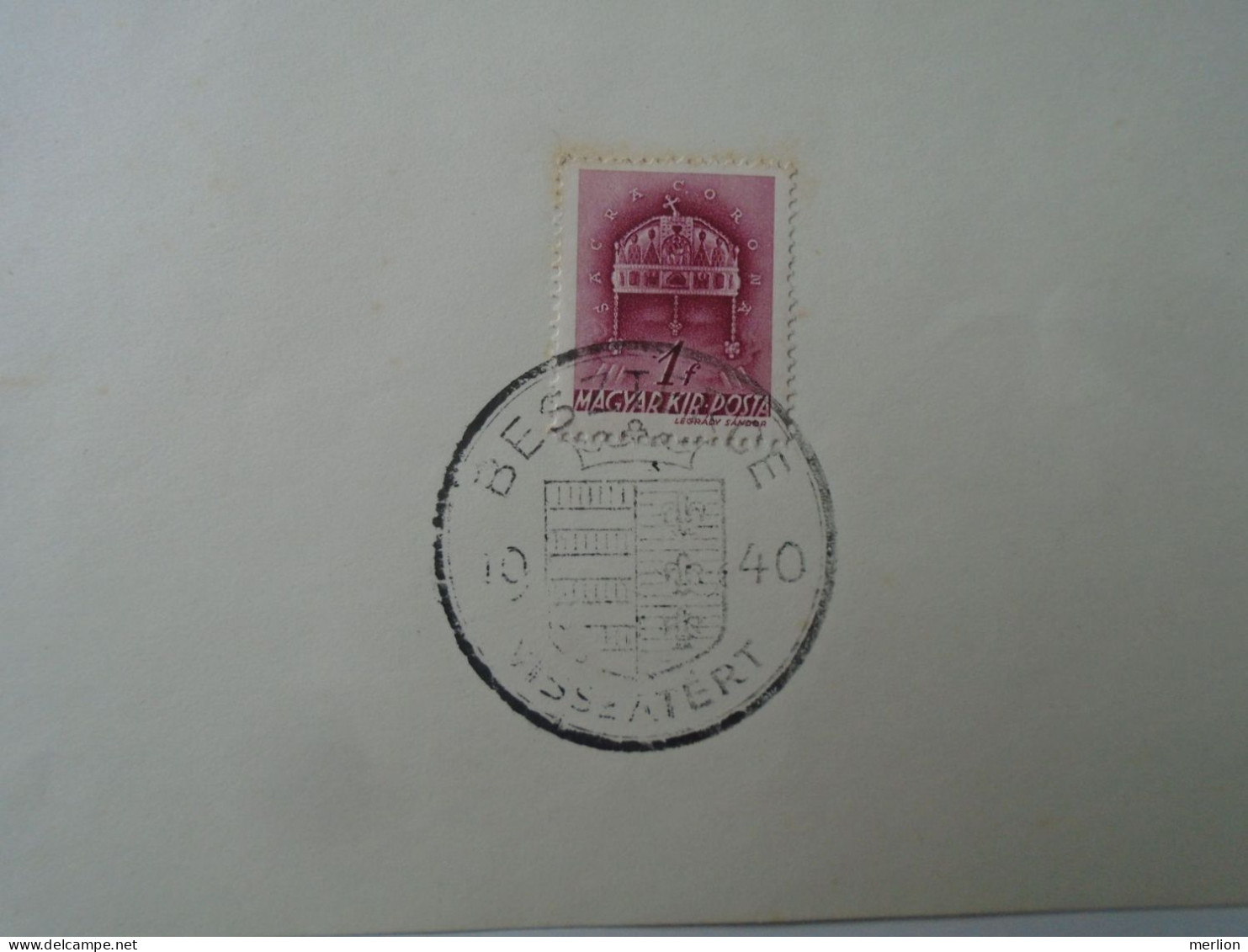 ZA451.22 Hungary-  Nagyszalonta, Szatmárnémeti, Beszterce, Nagybánya  Visszatért -Commemorative Postmark 1940 - Poststempel (Marcophilie)