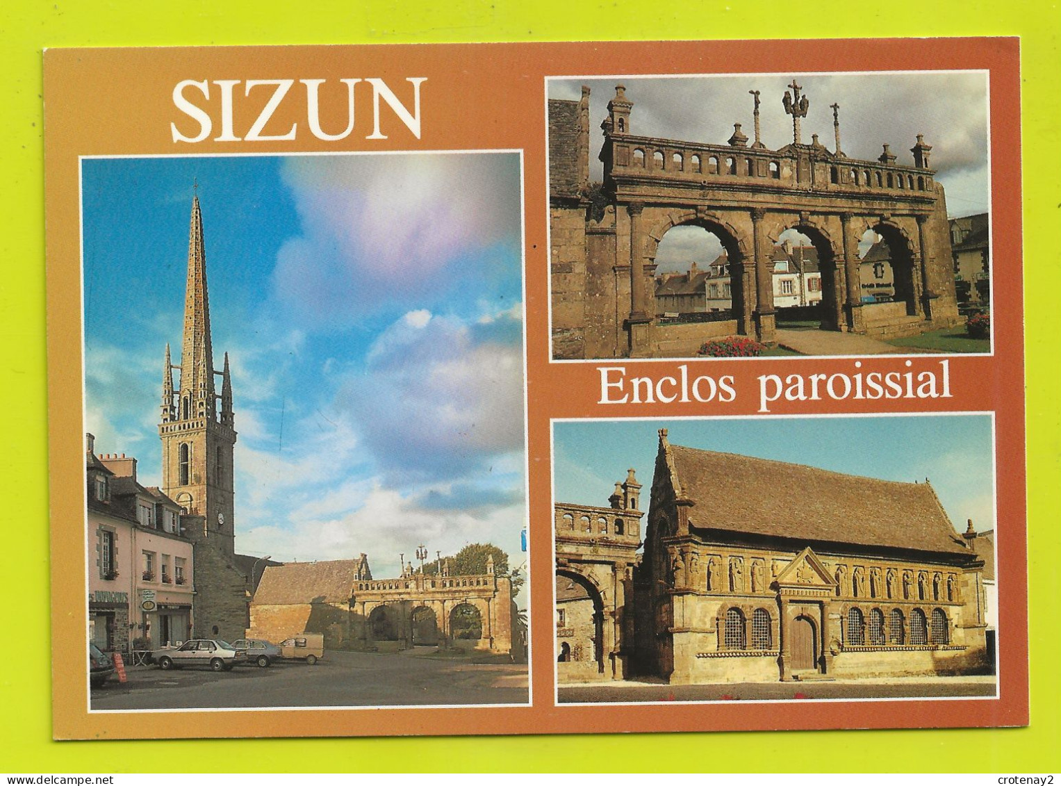 29 SIZUN N°8.4830 En 3 Vues VOIR ZOOM Citroën 2CV Camionnette VOIR DOS - Sizun