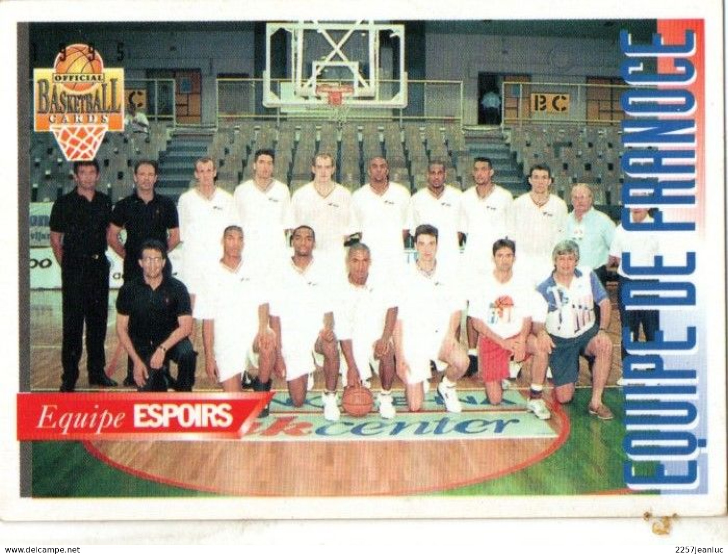 Carte Panini FR 21 * Equipe De France Espoirs  De  Basket Ball - Basket-ball