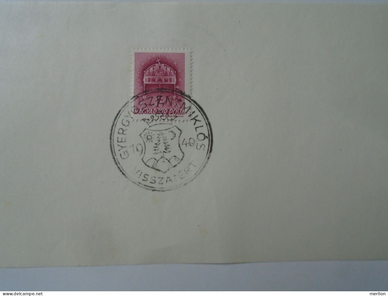 ZA451.31  Hungary  -Kolozsvár,Gyergyószentmiklós, Kézdivásárhely, Marosvásárhely Visszatért -Commemorative Postmark 1940 - Poststempel (Marcophilie)