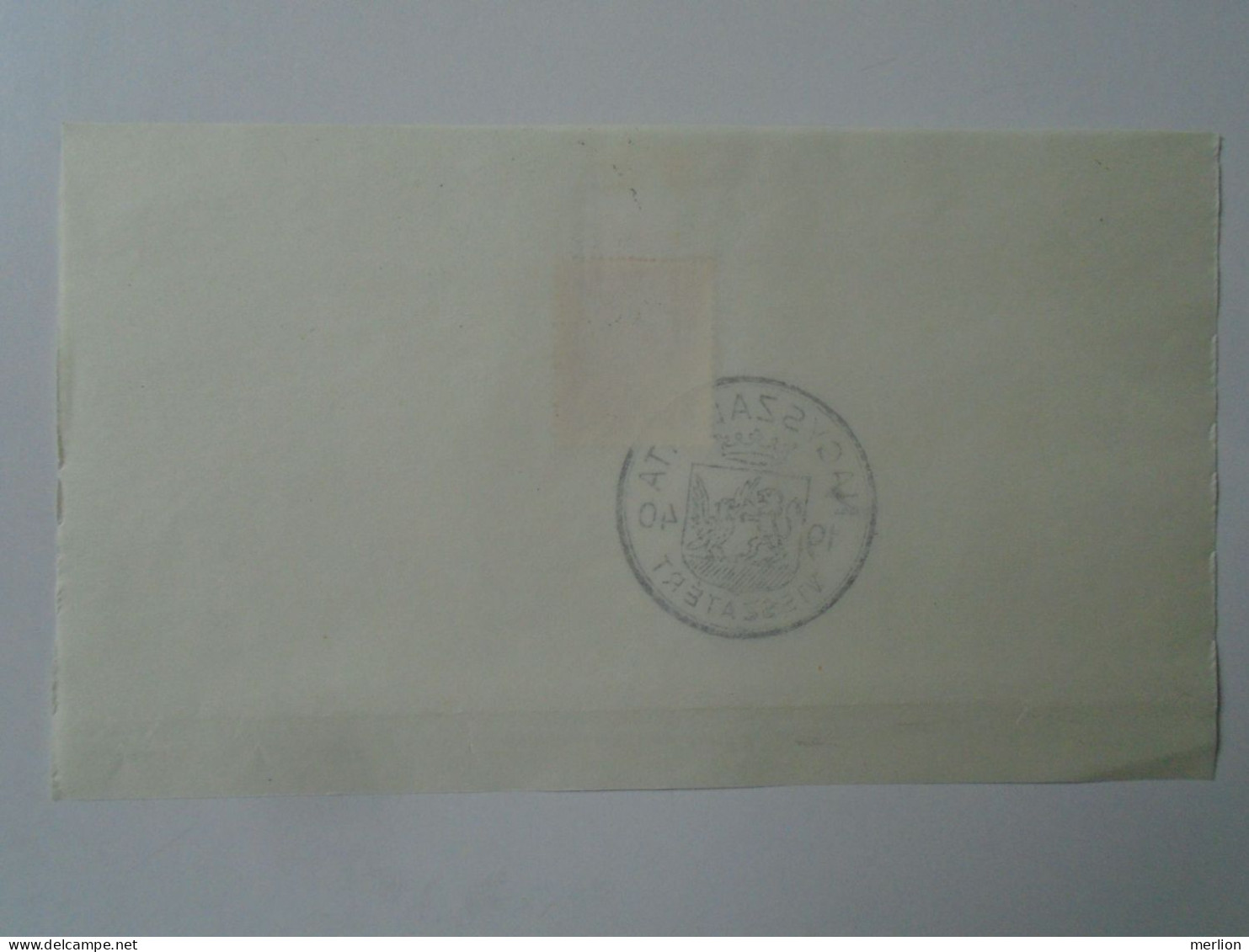 ZA451.32  Hungary -Nagyszalonta  Visszatért -Commemorative Postmark 1940 - Storia Postale