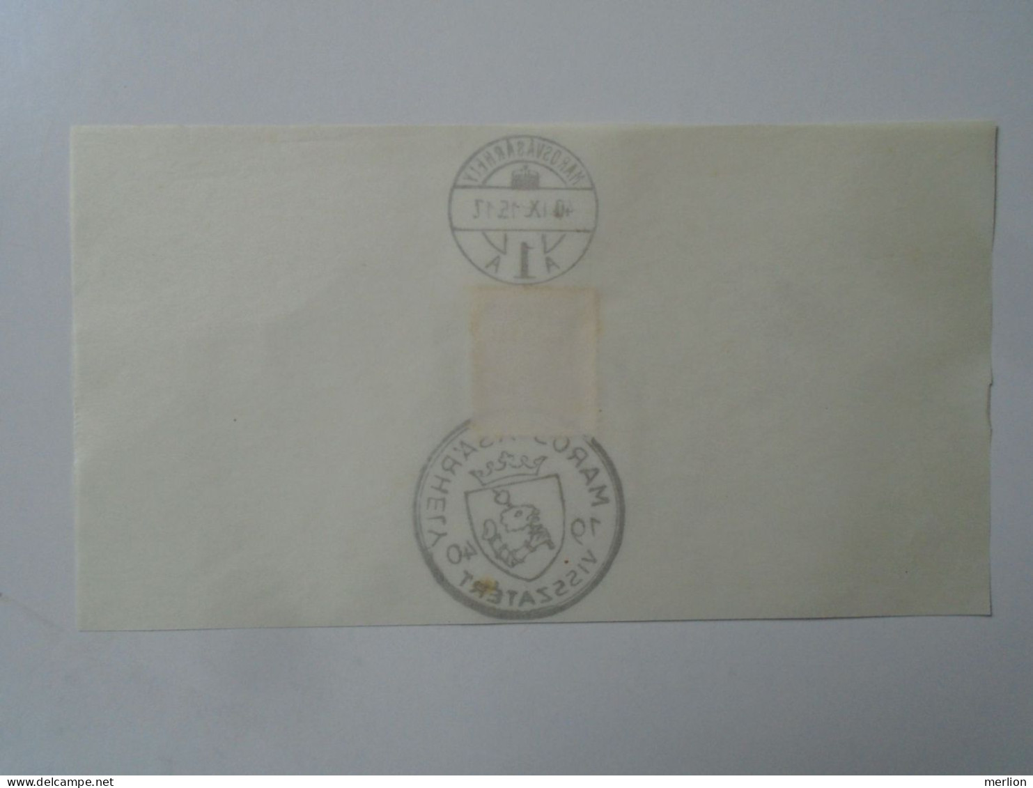 ZA451.54  Hungary -Marosvásárhely  Visszatért -Commemorative Postmark 1940 - Marcofilie