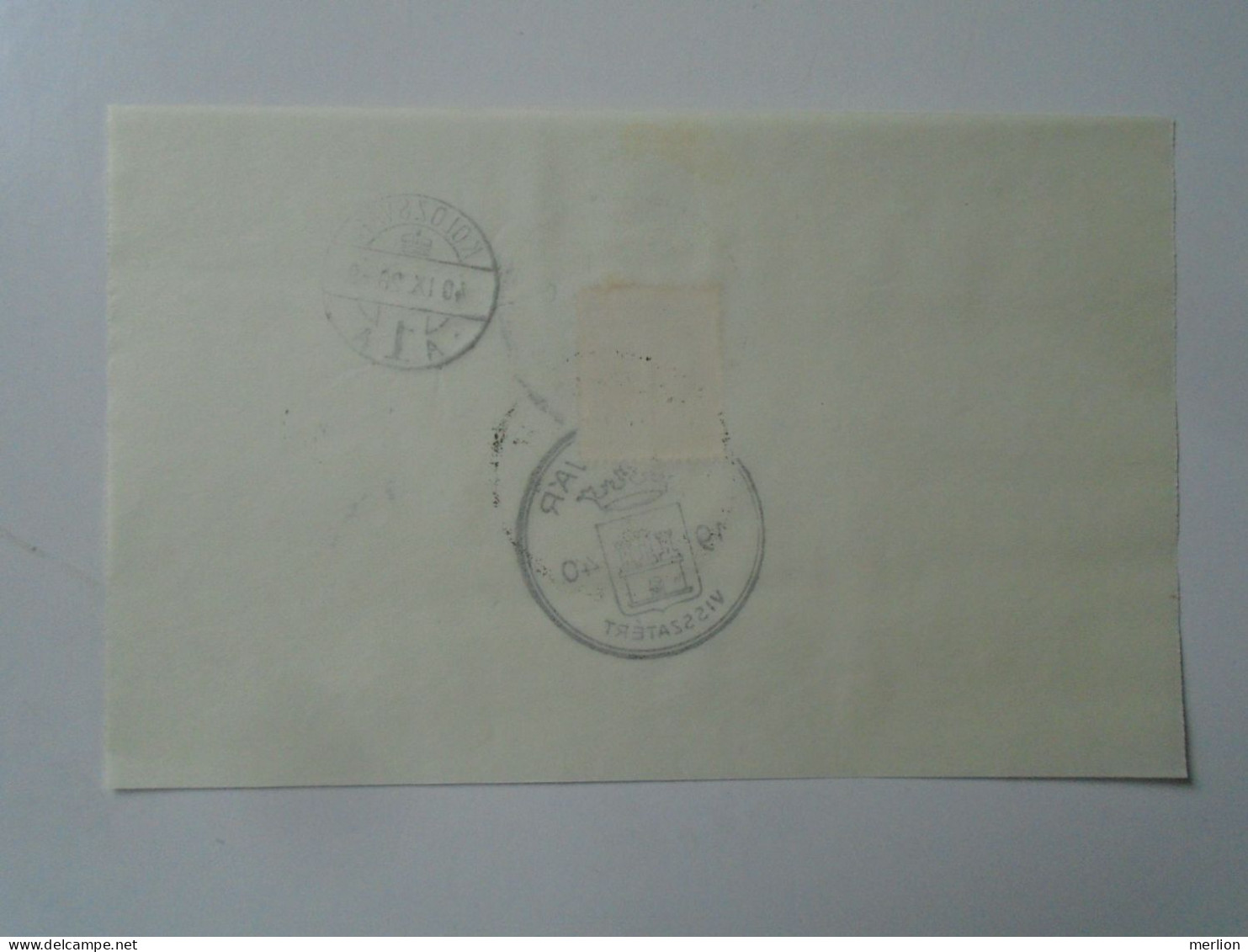 ZA451.56  Hungary -Kolozsvár  Visszatért -Commemorative Postmark 1940 - Marcophilie