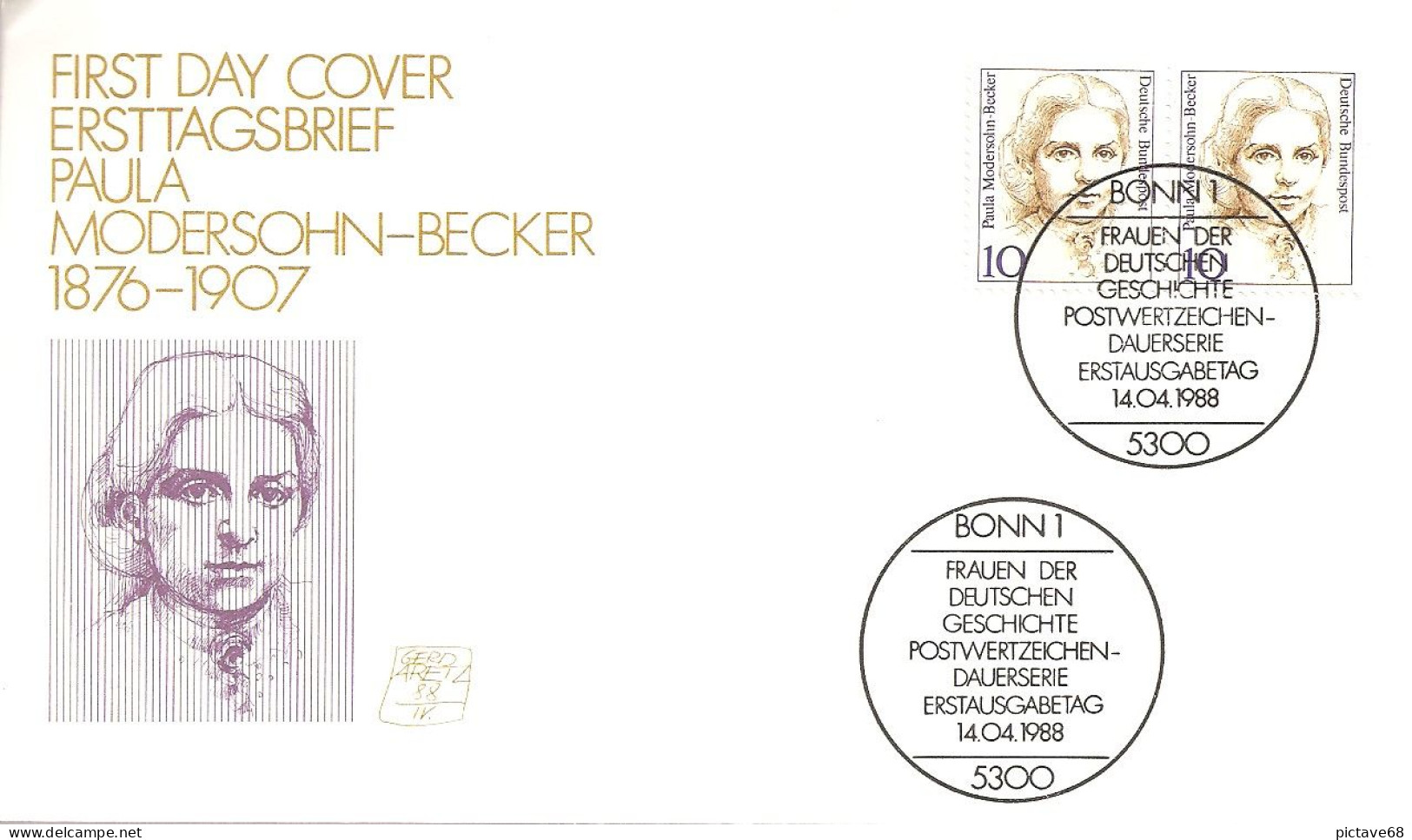 ALLEMAGNE / / FDC YVERT N° 1191 - MICHEL N° 1359 - Other & Unclassified