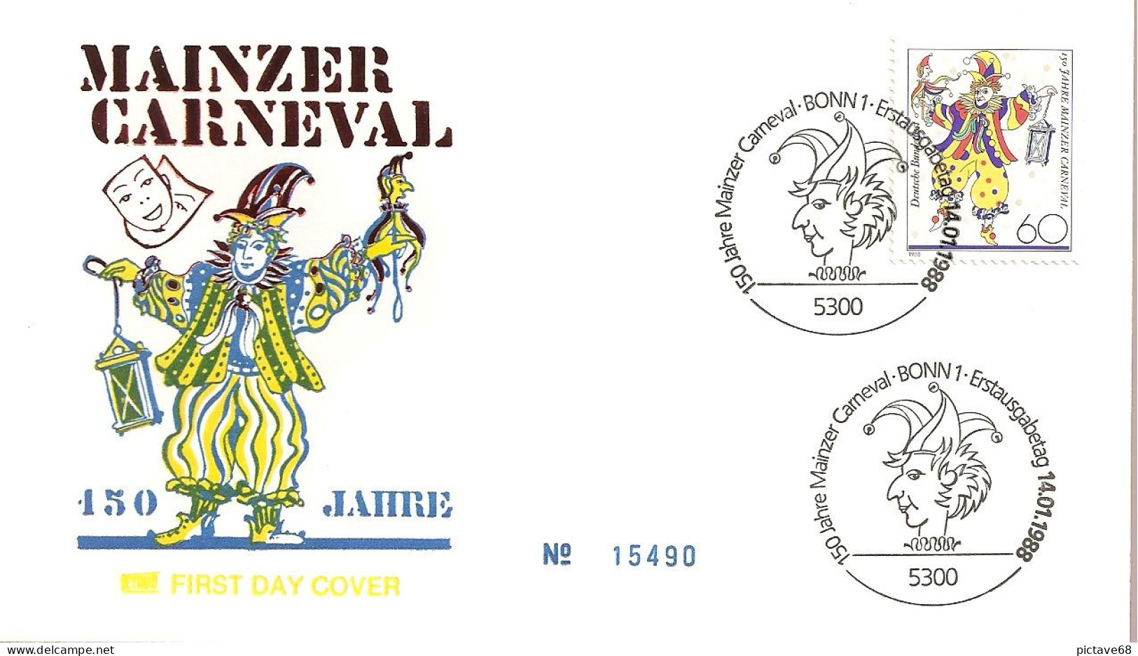 ALLEMAGNE / FDC YVERT N° 1181- MICHEL N° 1349 - Andere & Zonder Classificatie