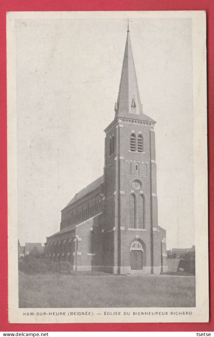 Beignée - Eglise Du Bienheureux Richard -  1935 ( Voir Verso ) - Ham-sur-Heure-Nalinnes