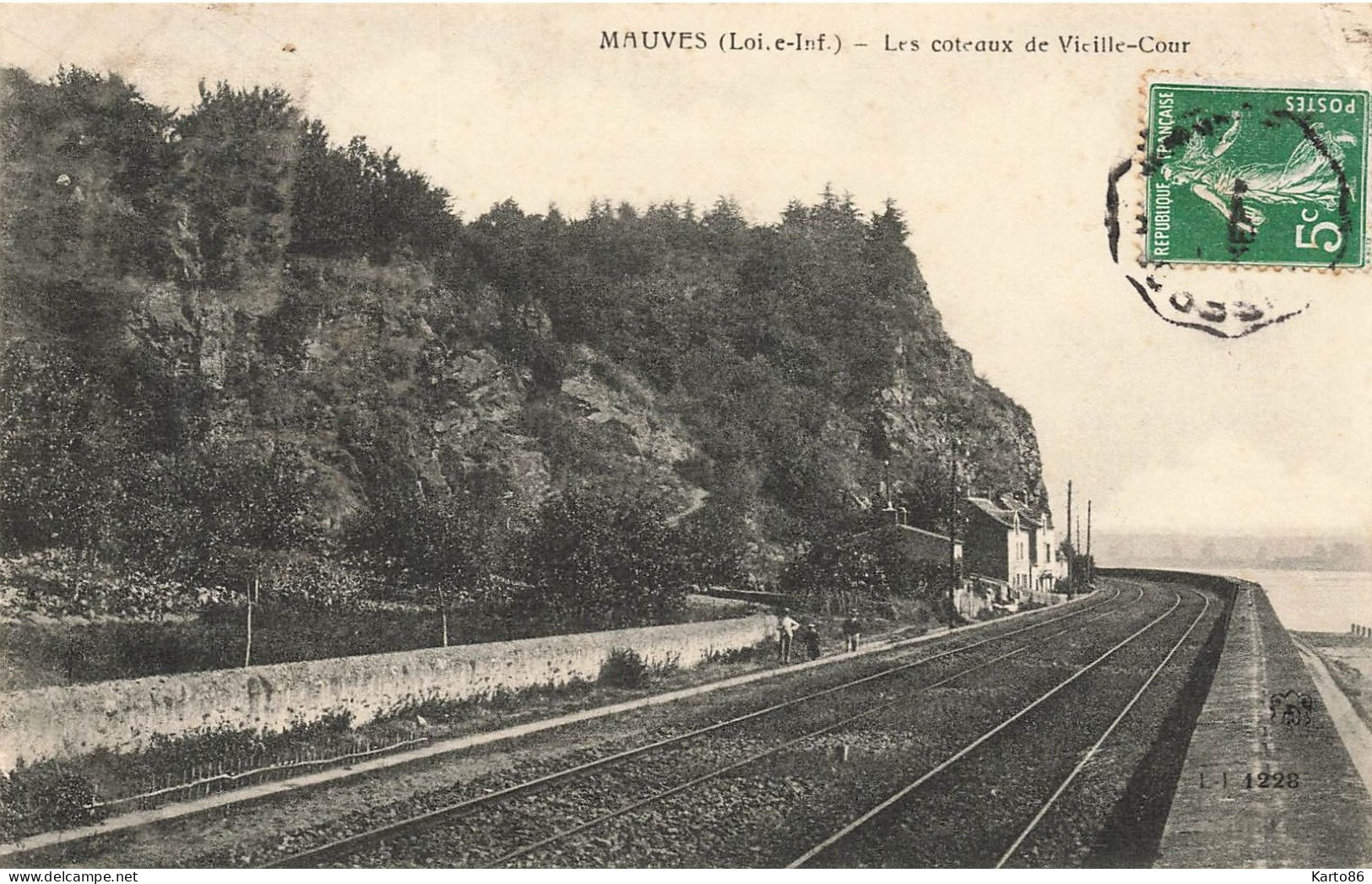 Mauves Sur Loire * Les Coteaux De Vieille Cour * Ligne Chemin De Fer - Mauves-sur-Loire