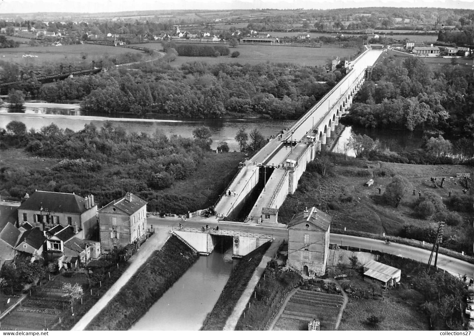 18-LE-GUETIN- LE PONT CANAL VUE DU CIEL - Autres & Non Classés