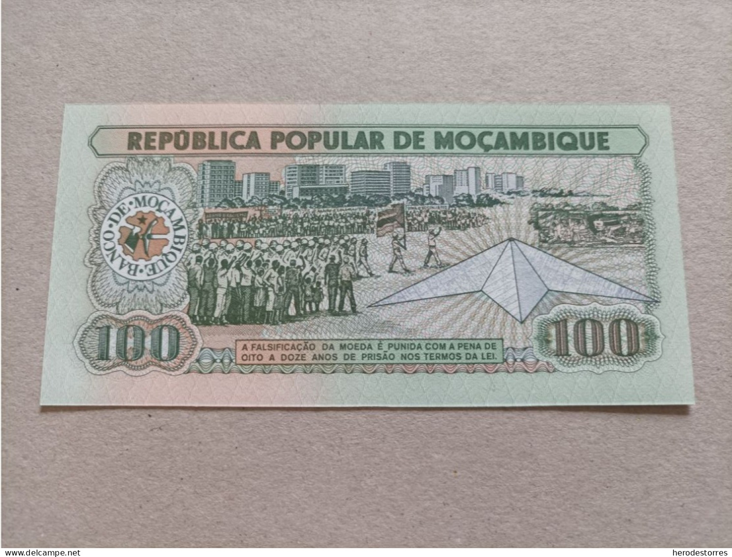 Billete De Mozambique 20 Meticais, Año 1989, Serie AA, UNC - Mozambique