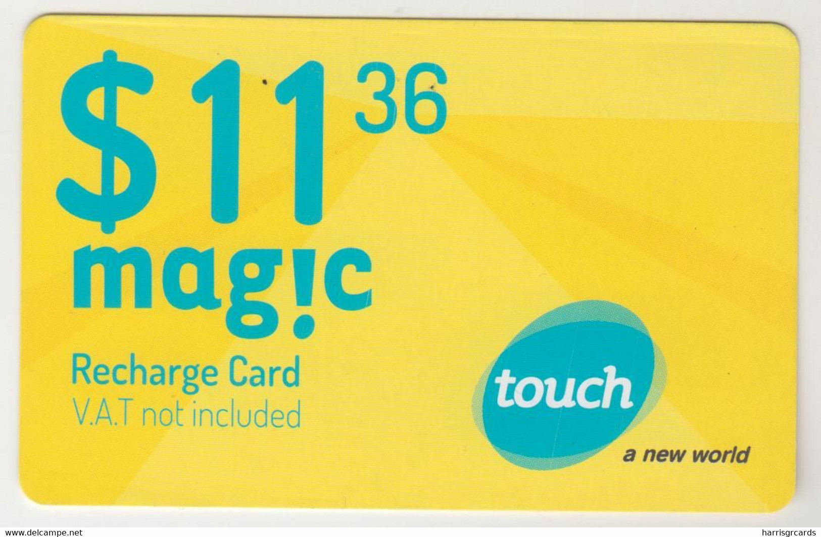 LEBANON - Mag!c , MTC Touch Recharge Card 11.36$, Exp.date 08/04/15, Used - Libanon