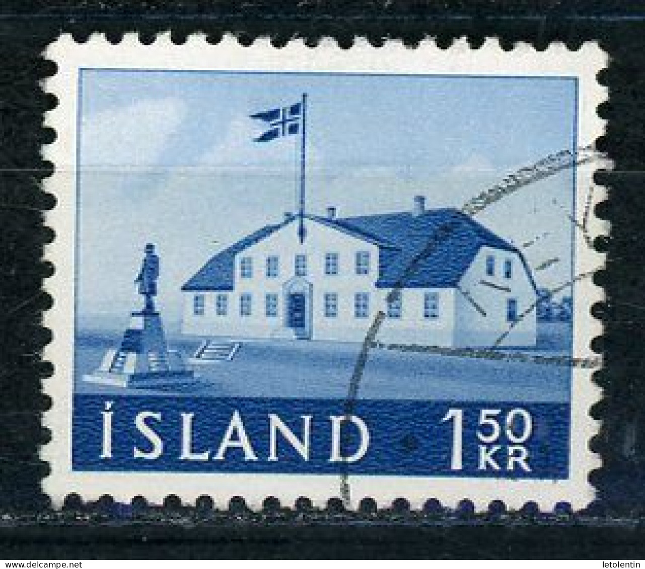 ISLANDE - ANCIEN SIÈGE DU GOUVERNEMENT - N° Yvert 228  Obli. - Usati