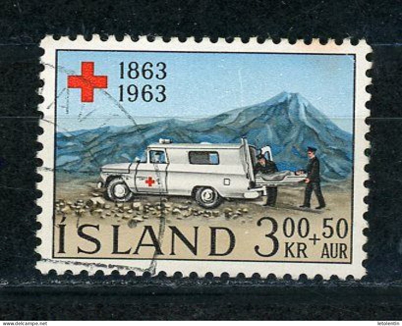 ISLANDE - ANNI. DE LA CROIX ROUGE - N° Yvert 330 Obli. - Gebraucht