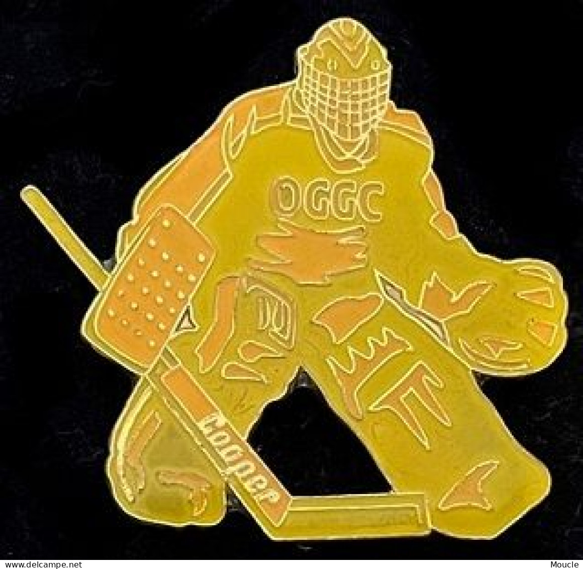 HOCKEY SUR GLACE - CANNE COOPER - GOALIE - ICE - GARDIEN - OGGC - N°332 - 5cm / 5cm -   (32) - Sports D'hiver